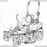 Mower Lawn Coloring Ride Pages Printable Cartoon Clipart Getdrawings Color Getcolorings sketch template