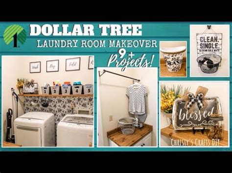 dollar tree laundry room makeover  diy projects
