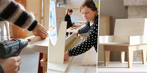 fabriquer ses meubles en bois recycle avec les ateliers chutes libres meuble bois recycle