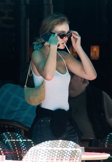 Lily Rose Depp Showed Off Her Naked Tits In Paris 16