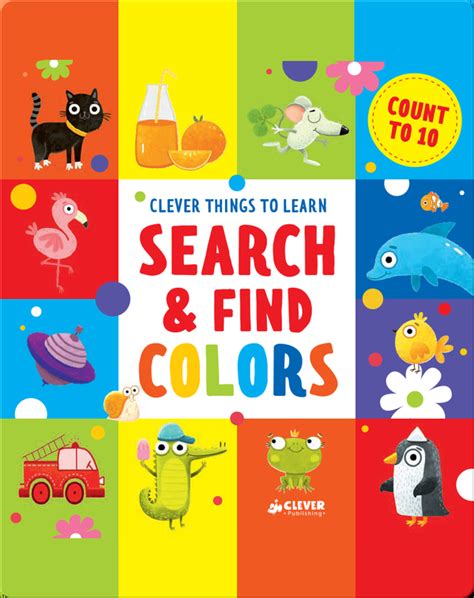 search find colors childrens book  clever publishing
