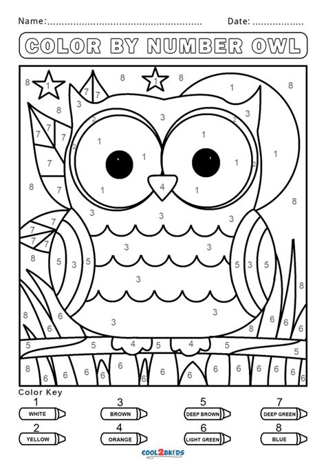 kids coloring pages printable  numbers