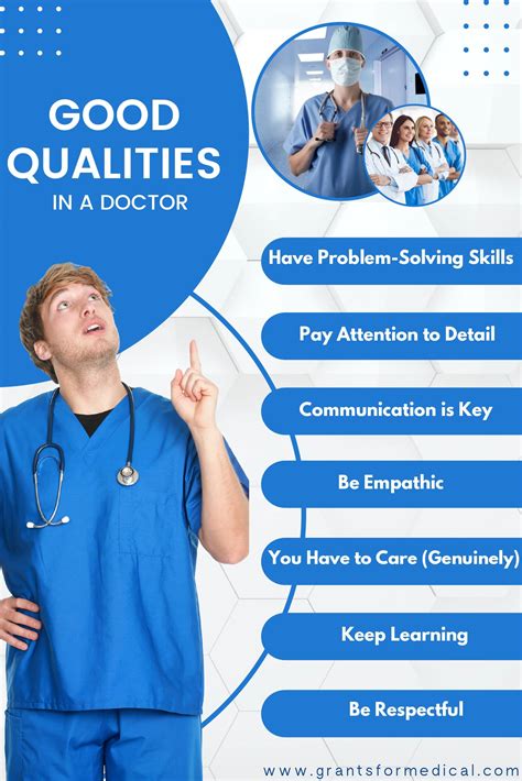 good qualities   doctor grants  medical
