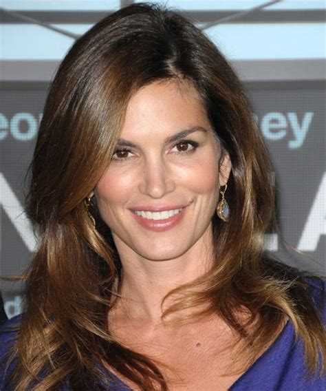 cindy crawford long straight hairstyle cindy crawford hair styles
