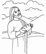 Jesus Bread Coloring Pages Life Bible Sermons4kids Am Living Para Pan El Heaven Sheets Printable Colorear Del Fish La Kids sketch template