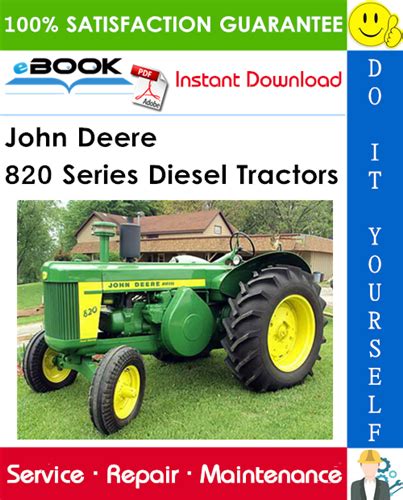 john deere  series diesel tractors service repair manual