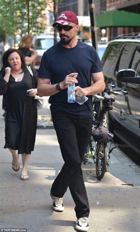 hugh jackman s jet black moustache and beard for pan film role give game away daily mail online