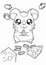 Hamtaro Kleurplaten Hamster Kleurplaat Picgifs Coloriages Animaatjes Animes Imprimer Seite sketch template