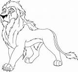 Scar Leone Getcolorings Simba Mufasa Getdrawings Lions Cartoon sketch template