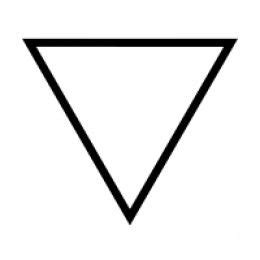 inverted triangle symbol copy  paste fb symbols