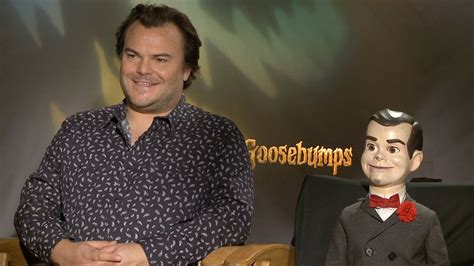 ‘goosebumps jack black and slappy on making a scary film for a new generation youtube