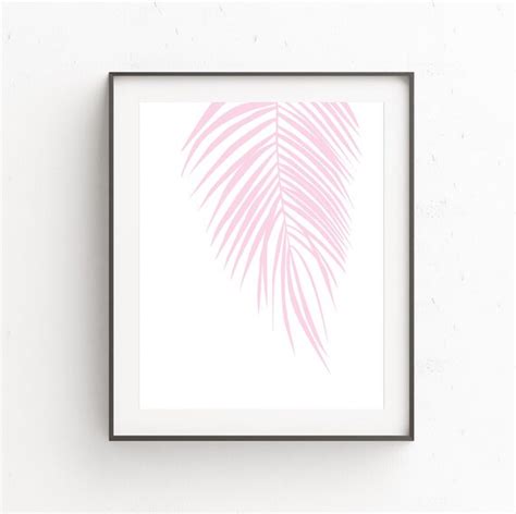 palm leaves print printable leaf palm tropical leafs