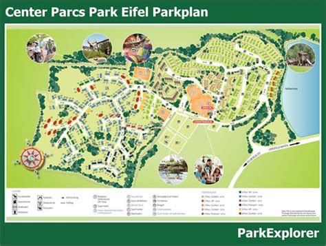 center parcs park eifel karte mit allen ferienhaeusern und einrichtungen parkexplorer