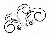 Floral Vector Swirl Decorative Shape Shapes Clipart Coloring Pages Line Cliparts Library Template Collection Clipartmag Vectorified sketch template