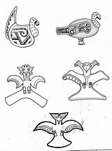 Precolombino Costarricense Precolombinos Costarricenses Aborigen Diseño Indigenas Simbolos Indigena Aguila águilas Perú sketch template