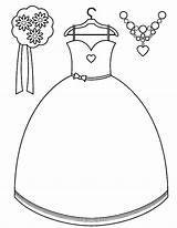 Coloring Pages Dress Dresses Prom Accessories Fashion Print Colouring Brides Maid Getcolorings Getdrawings Color Utilising Button sketch template
