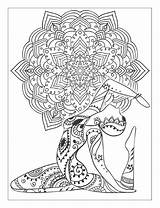 Coloring Mandalas Zen Zentangle Coloriages Chakra Zentangles Doodles Human sketch template