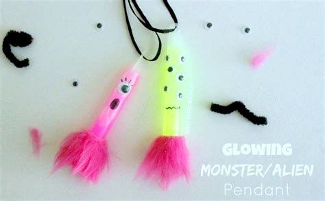 Diy Glowing Monster Alien Pendant