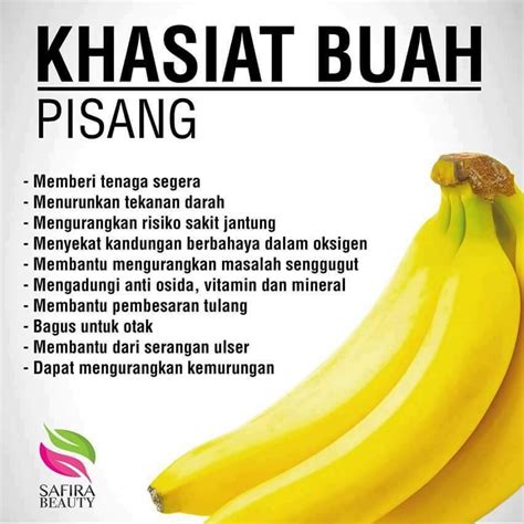 khasiat buah pisang inbat