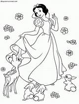 Blancanieves Princesa Bosque Flores Rodeada Bailando sketch template