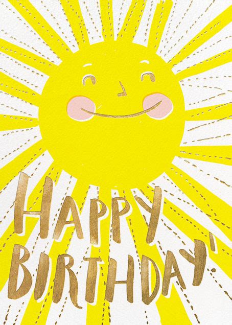 Sunny Day Happy Birthday Card Send Online Instantly Track Opens
