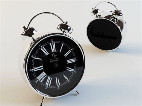 analog alarm clock  model ds maxobject files   cadnav