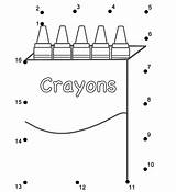 Worksheets Crayons Lettere Maiuscole Puntini Unisci Bigactivities sketch template