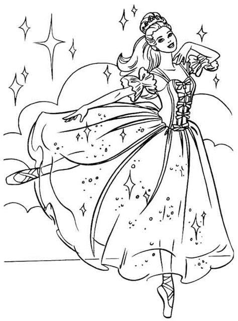 barbie coloring pages ballerina barbie coloring sheet