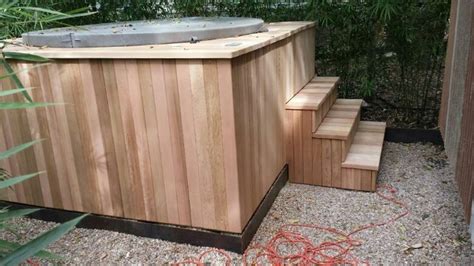 Hot Tub Surrounds And Steps Custom Leisure Products In
