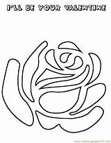 Stencil Coloring Printable Rose Stencils Rose4 Pages Pattern Flower Color Patterns Flowers Kids Dessin Saw Scroll Coloringpages101 Collect Idées Coloriage sketch template