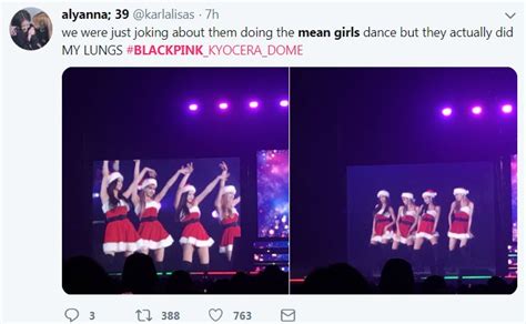 blackpink performs mean girls jingle bell rock as the