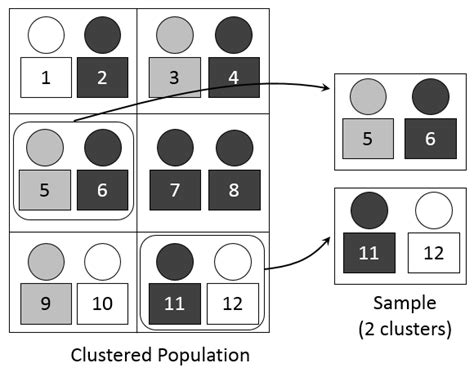 cluster sampling definition application advantages  disadvantages