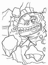 Coloring Ugly Fish Ice Age Supercoloring Pages Dinosaur sketch template