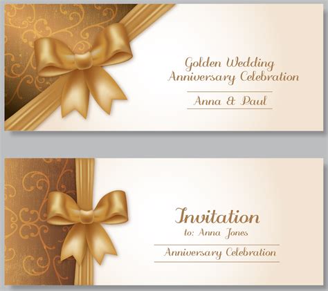 sample anniversary party invitation templates printable samples