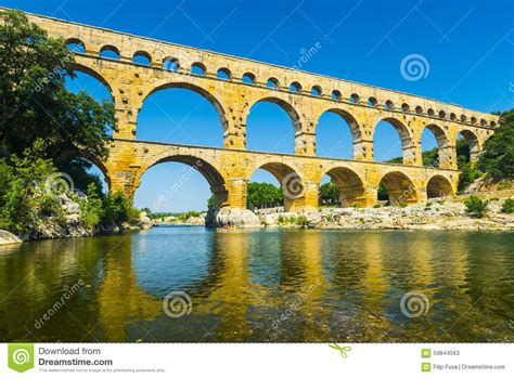 Pont Du Gard Stock Image Image Of Avignon Gard Historic