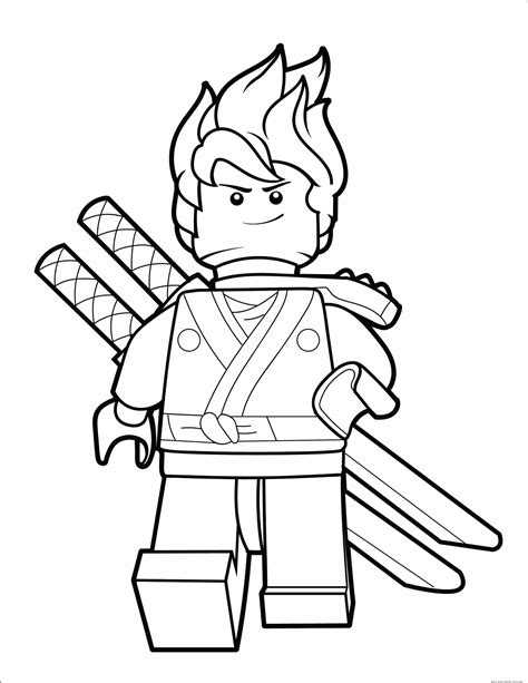 lego ninjago kai coloring page  kids coloring pagefree kids