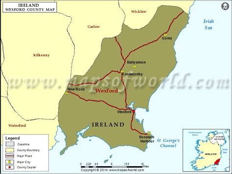 county wexford map