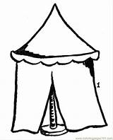 Tent Coloring Circus Cliparts Tents Clipart Log Cabin Number Getcolorings Library Colouring sketch template
