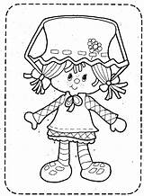 Coloring Pages Strawberry Shortcake Halloween Name Gif Muffin Blueberry sketch template