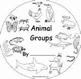 Animal Groups Animals Coloring Pages Printable Science Books Book Classification Worksheets Print Enchantedlearning Teaching Cover Activities Kids Projects Early Reader sketch template