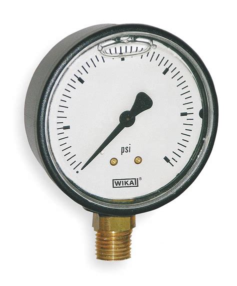 wika pressure gauge 0 to 2000 psi range 1 4 npt ±1 50 gauge