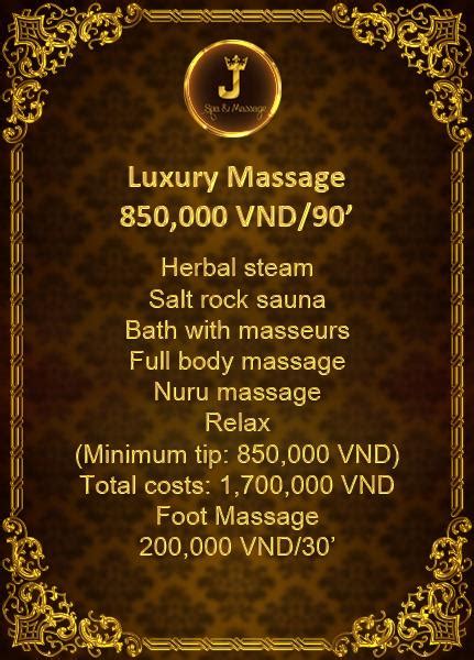 luxury massage  spa massage