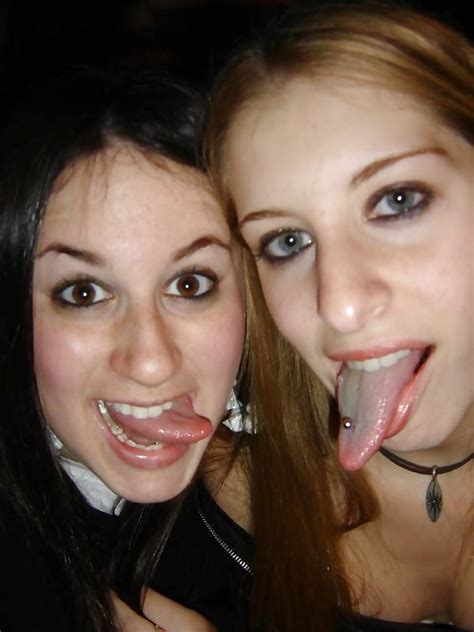 mouth open and tongue out ready for cum 50 pics