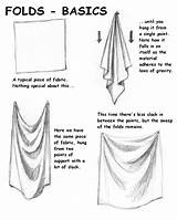 Folds Drapery Vestiti Disegnare Draped Shading Tessuti Pieghe Hints Drape Sketching sketch template