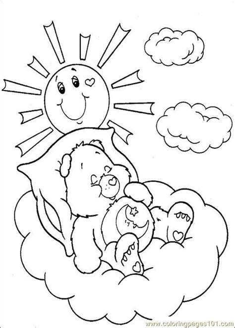 care bears  printable coloring page  kids  adults