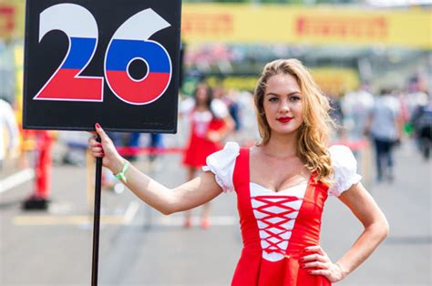 F1 Russia Set To Bring Back ‘grid Girls’ After Brit Darts