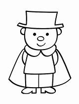 Magician Coloring Pages Designlooter Little People 27kb sketch template