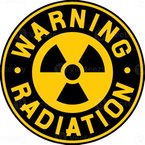 warning radiation sign illustration  png