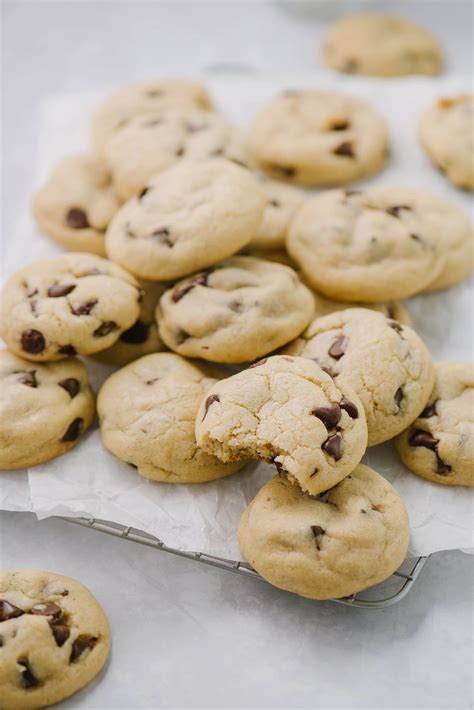 soft  chewy chocolate chip cookies baked bree