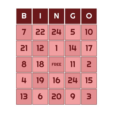 bingo calling cards  printable